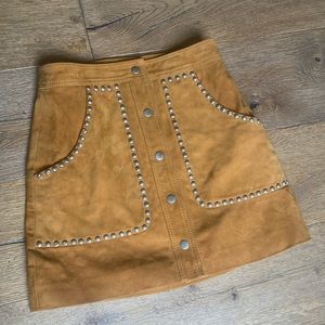 Nasty Gal Suede Skirt